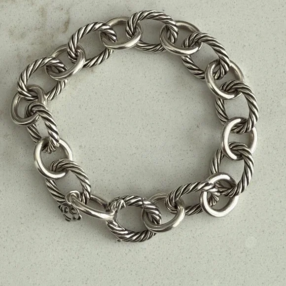 David Yurman Silver Chain Bracelet - Picture 5 of 6